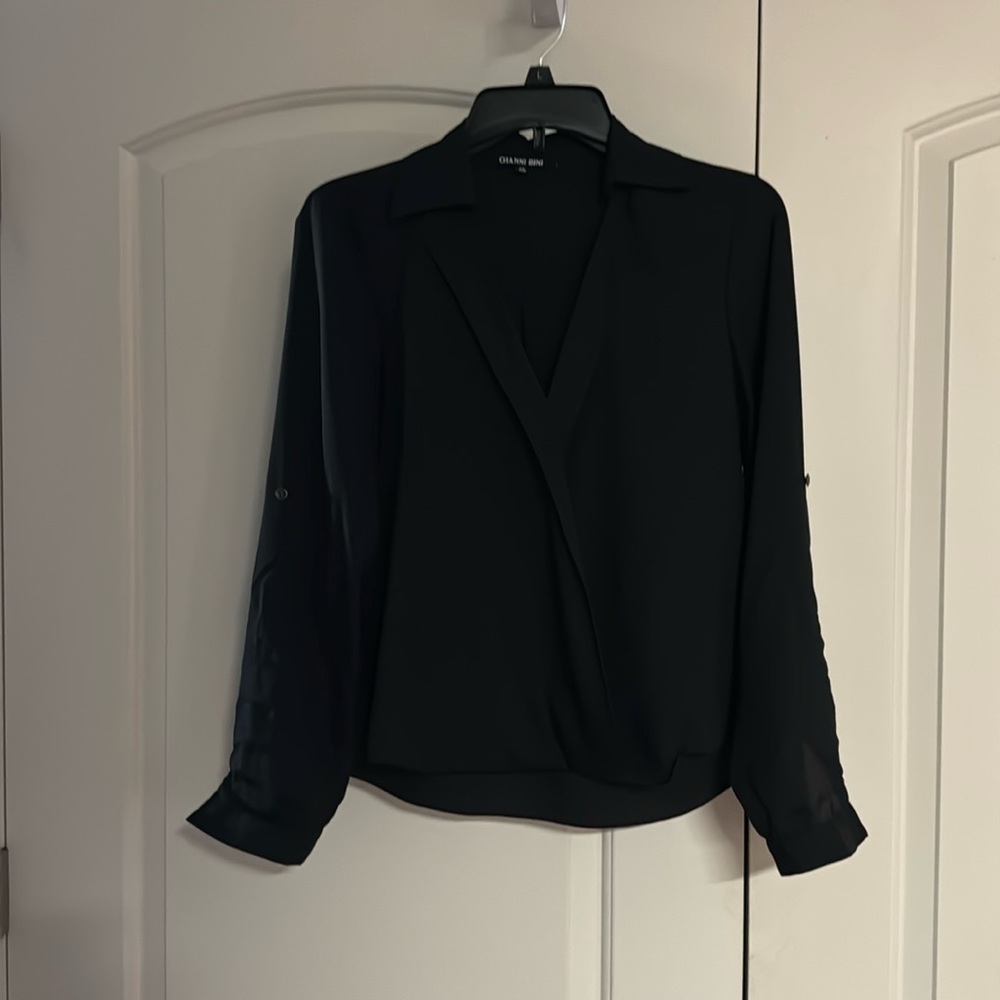 Gianni Bini Size XS black blouse